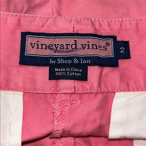 Vineyard Vines Pink Chino Shorts Size 2 | 5” Inseam | Classic Preppy - Picture 4 of 8